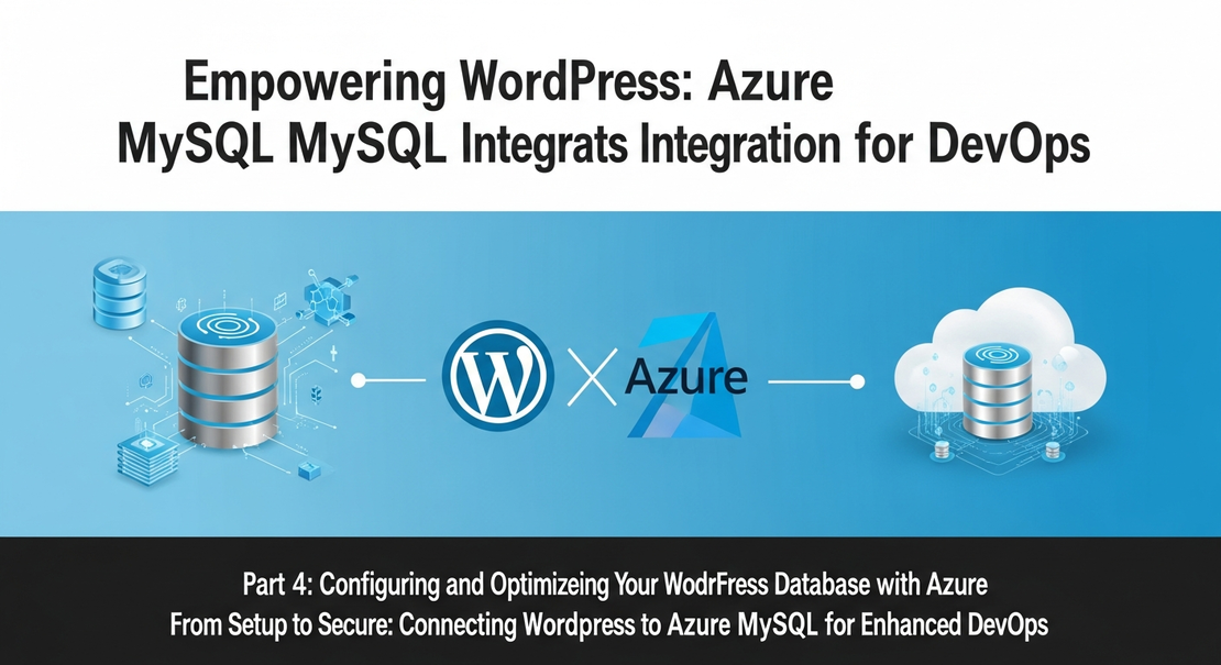 Streamlining WordPress Configuration and Deployment with DevOps Practices - Part 4; Setting Up Azure Database for MySQL and Connecting to WordPress